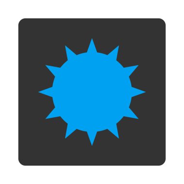 Bakteri yuvarlak kare düğme