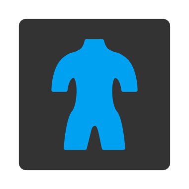 Vücut Yuvarlak Kare Düğmesi