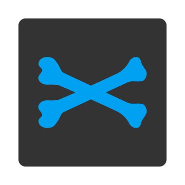 Kemikler Yuvarlak Kare Düğmesi