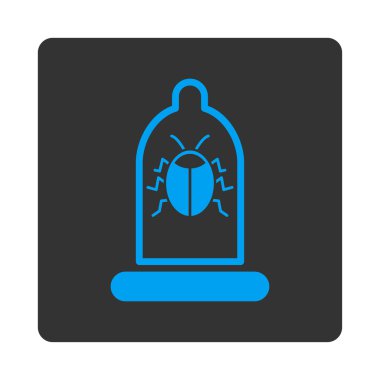 Böcek koruma yuvarlak kare düğme