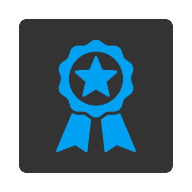 Diploma damga yuvarlak kare düğme