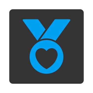 Sadaka madalya yuvarlak kare düğme