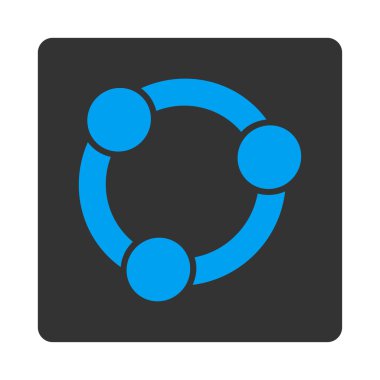 İşbirliği Yuvarlak Kare Düğmesi