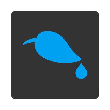 Kare düğme ekoloji yuvarlak