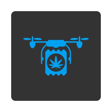 Pharmaceutical Air Copter Delivery Rounded Square Button