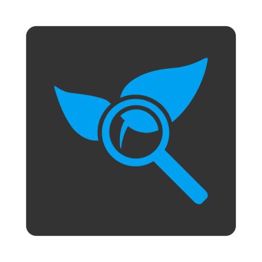 Doğal Tıp yuvarlak kare düğmeye keşfetmek