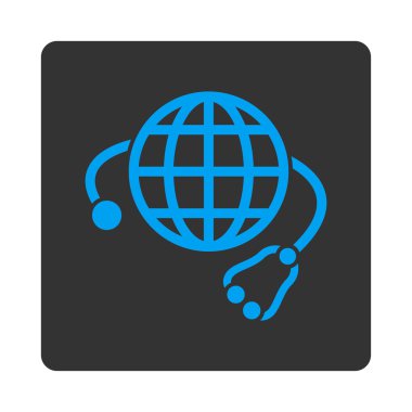 Genel tıp yuvarlak kare düğme