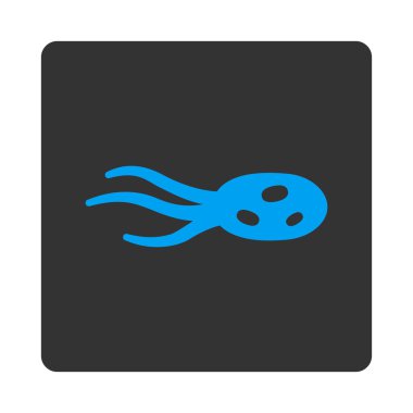 Mikroorganizma yuvarlak kare düğme rahatsız