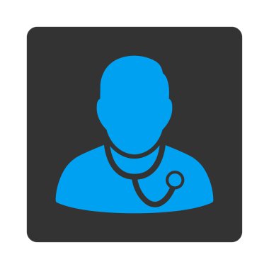 Doktor yuvarlak kare düğme