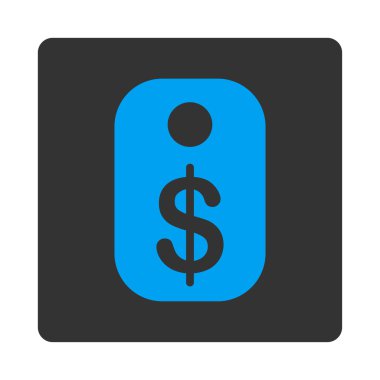 Fiyat Etiketi Yuvarlak Kare Düğmesi