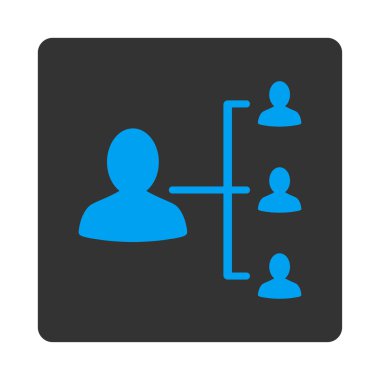 Hasta ilişkileri yuvarlak kare düğme