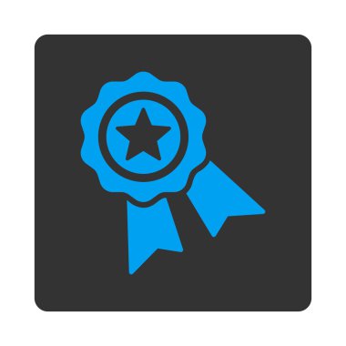 Kalite damgası yuvarlak kare düğme