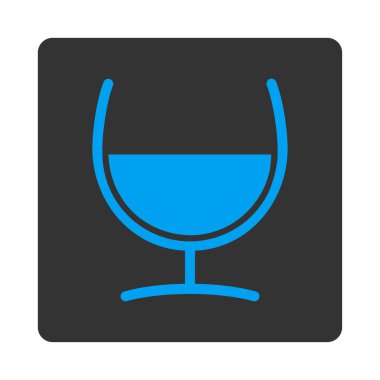 Çare cam kare düğme yuvarlak