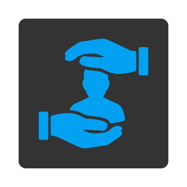 Hastalık sigortası yuvarlak kare düğme