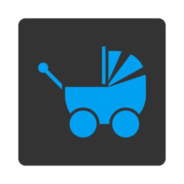 Pram Yuvarlak Kare Düğmesi