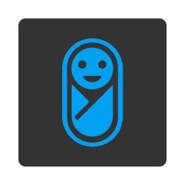 Yenidoğan Yuvarlak Kare Düğmesi