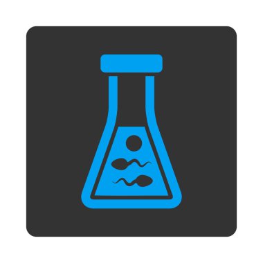 Sperm sıvı yuvarlak kare düğme