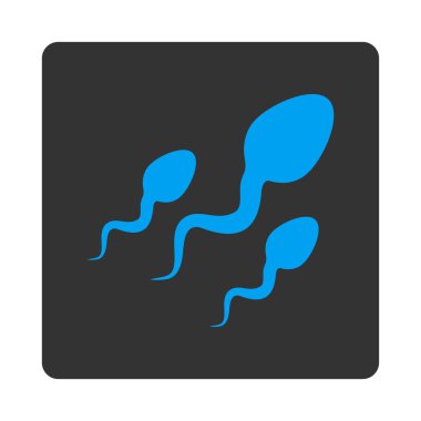 Sperm yuvarlak kare düğme