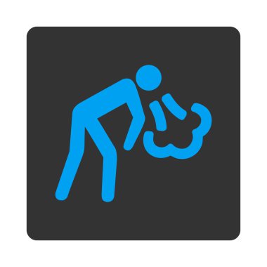 Kusma yuvarlak kare düğme