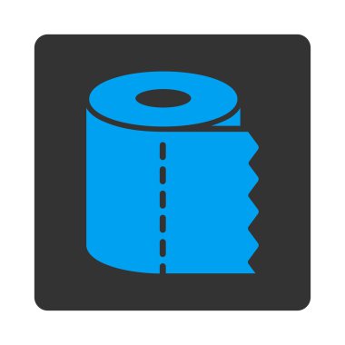 Su dolabı kağıt rulosunun yuvarlak kare düğme