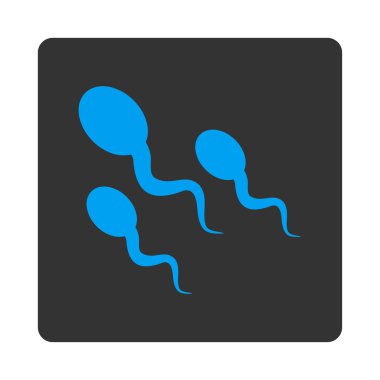 Sperm yuvarlak kare düğme