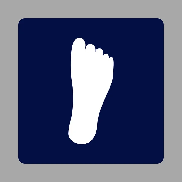 Квадратная кнопка для ног — стоковый вектор