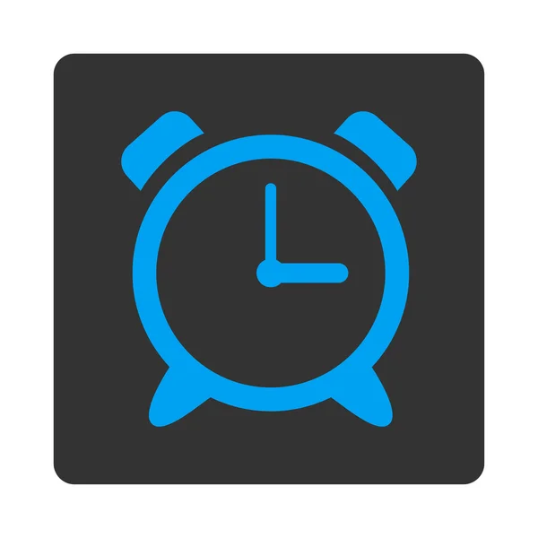 Relógio Sirene botão quadrado arredondado —  Vetores de Stock