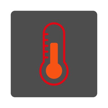 Sıcaklık kare düğme yuvarlak