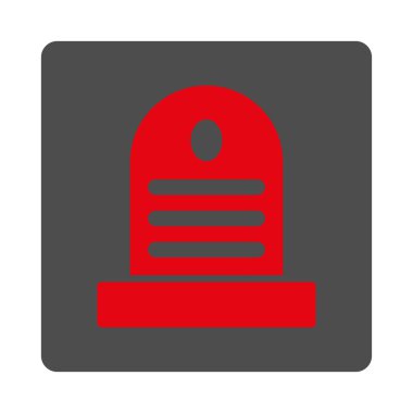 Mezar taşı yuvarlak kare düğme