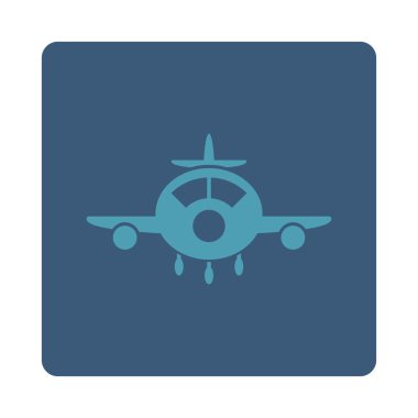 Uçak yuvarlak kare düğme