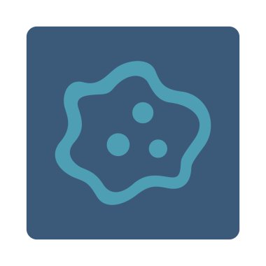 Amoeba Yuvarlak Kare Düğmesi