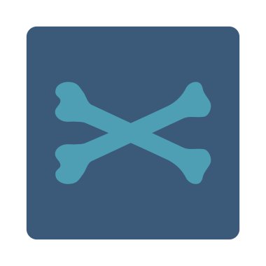 Kemikler Yuvarlak Kare Düğmesi