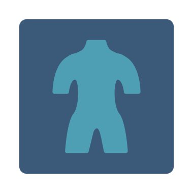 Vücut Yuvarlak Kare Düğmesi