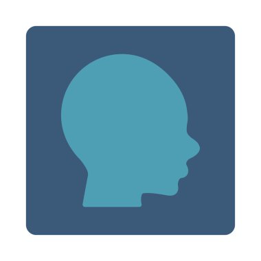 Baş yuvarlak kare düğme