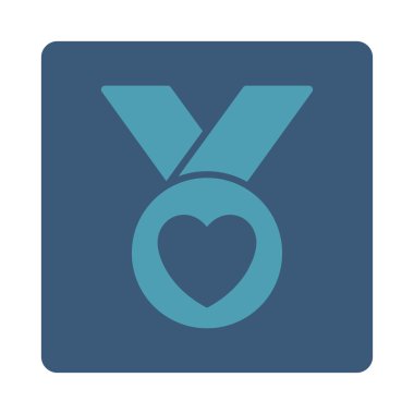 Sadaka madalya yuvarlak kare düğme