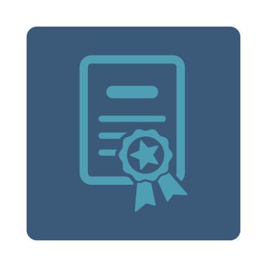 Sertifika kare düğme yuvarlak sertifikalı