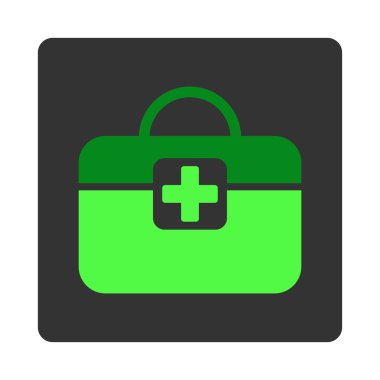 Tıbbi kiti düz düğme