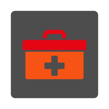 İlkyardım araç kutusu düz düğme