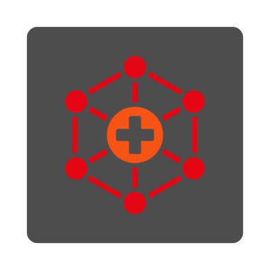 Tıbbi ağ düz düğme