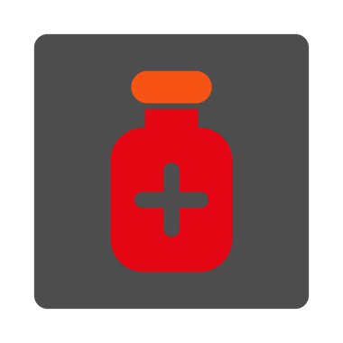 İlaç tüp düz düğme