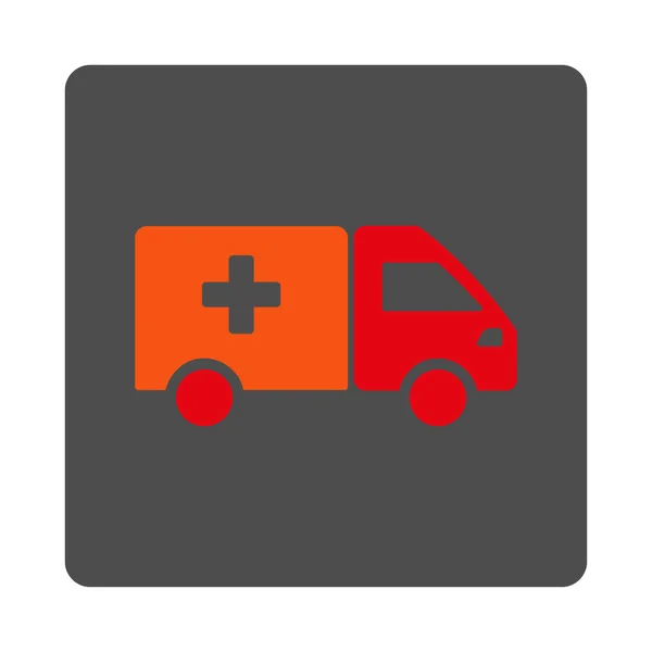 Botón plano de entrega de medicamentos — Vector de stock