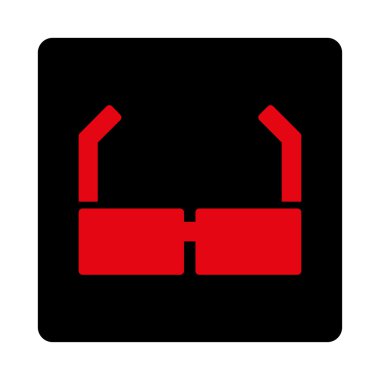 Gözlük düz düğme