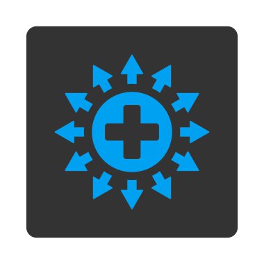 Eczane dağıtım düz düğme