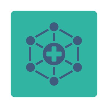 Tıbbi ağ düz düğme