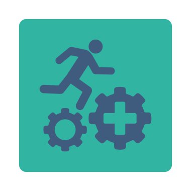 Tedavi süreci düz düğme