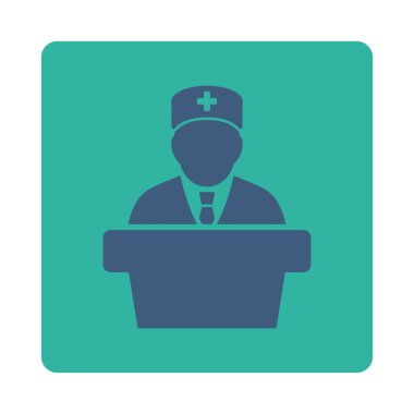 Sağlık resmi düz düğme