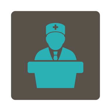 Sağlık resmi düz düğme