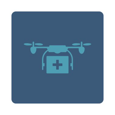 Tıbbi uçak sevk irsaliyesi düz düğme