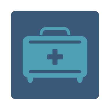 İlkyardım araç seti düz düğme