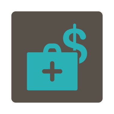 Sağlık fonu düz düğme